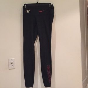Nike black Dri-fit legging xs UGA